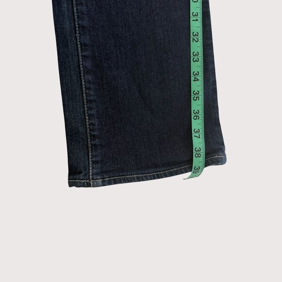 7 For All Mankind Bootcut Women Stretch Jeans Sz 30 Signature Wave Pocket Design - Picture 9 of 9